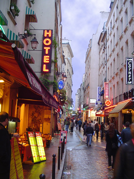 France neon street
